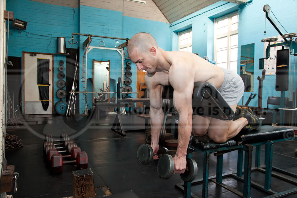 Dumbbell Supination Scott Curls