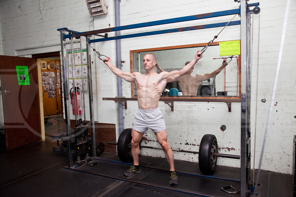 Cable Double-Biceps