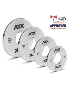 ATX Calibrated Chrome Steel Competition Powerlifting FRACTIONAL Weight Plates
