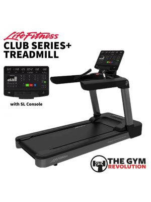 Life Fitness CLUB SERIES+ TREADMILL with SL Console.