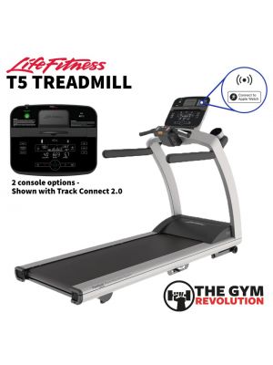 Life Fitness T5 Treadmill with Track Connect 2.0 Console.