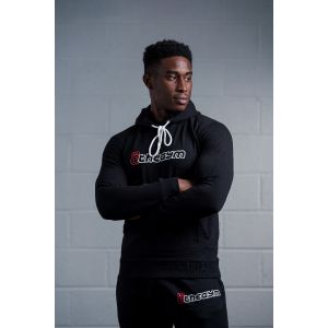 @theGym'er, Mike, in the Lightweight Classic Hoodie in Black. 