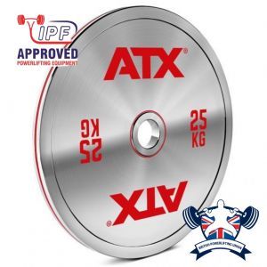 ATX Calibrated Steel Weight Plates - Chrome finish