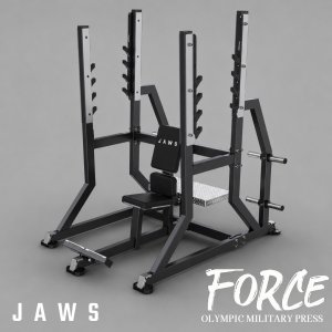 JAWS Force Olympic Military Press Bench