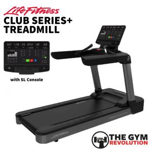 Life Fitness CLUB SERIES+ TREADMILL with SL Console.