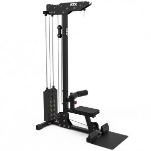 Side-profile of the ATX Weight-Stack Lat Pulldown/ Low Row LSW-750. 