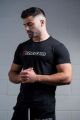 Boxer, Charlie, in the All-Black Classic T-Shirt. Size: Medium. 