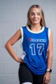 @theGym'er, Meg, rocking the vibrant blue baller-style vest in size Small. 