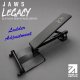 JAWS Legacy Seatless Adjustable Bench with ladder-style adjustment and black frame. 