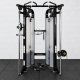 Used all-black Life Fitness Signature Series Dual Adjustable Pulley cable machine