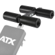 ATX Bench Ab Attachement OP-ABA Mk2 shown using the headrest plug-in of the MBX-650 Mk2.