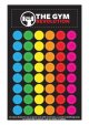 Sticker set for colour marking holes on your ATX power rack or half rack. 