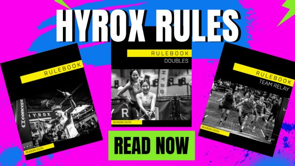HYROX Rulebooks, including 2024-2025 rule changes